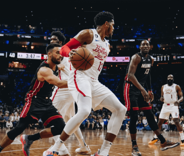 Heat beat 76ers, glimmer of hope for playoff prospects